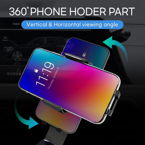 FICS Mobile Cell Phone Holder for BMW X5(G05) X6(G06) 2023, Customized Adjustable Phone Holder Mount for all iPhone