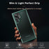 TOCOL Translucent Matte Case for Samsung Galaxy S22 Ultra - Military Grade Shockproof, Slim Fit Protective Cover (Green)