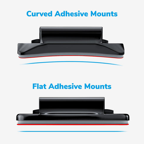 Sametop Helmet Sticky Mounts Adhesive Buckle Mount Screw Accessory Kit Compatible with GoPro Hero 12 11 10 Max 9 8 7 6 5 Session DJI Osmo Insta360 AKASO Action Cameras (12 in 1)