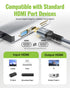 8K 1FT, 2.1 8K@60Hz 4K@120Hz, 48Gbps HDMI Extension Cable HDMI Extender Support High Speed HDMI Male to Female Adapter