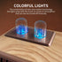Retro Bluetooth Speaker, Vintage Radio with Natural Wood, 20W Dual Speakers Stereo, U Disk/TF Card/Aux Music Player,