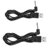 Smays USB Charger Cable for Lush 2, 3, Hush, and Edge - Black Charging Cord (2-Pack)