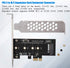 M.2 PCIe PCI E Adapter, M.2 to PCI E3.0 X1 Expansion Card for Desktop PCI Express Slot