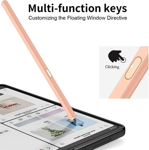 SHIEID Galaxy Z Fold 6 S Pen Fold Edition, Slim Replacement S Pen with Anti-Mistouch Technology, Pink