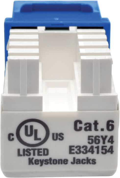 TRIPP LITE CAT-6/CAT-5E Punch-Down Keystone Jack - Blue by