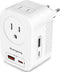Shayangyoung 220V to 110V Voltage Converter US to Europe International Universal Travel Adapter,20W