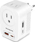 Shayangyoung 220V to 110V Voltage Converter US to Europe International Universal Travel Adapter,20W