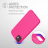 kwmobile Soft Slim Protective TPU Case for Apple iPhone 11 - Neon Pink