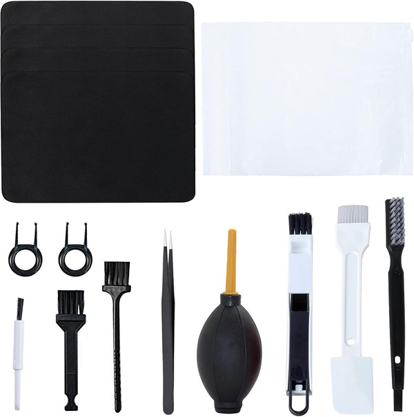 Keyboard Cleaning Bush, Computer Cleaning Kit with Carry Bag Anti Static Brush for Printer Camera Cleaning