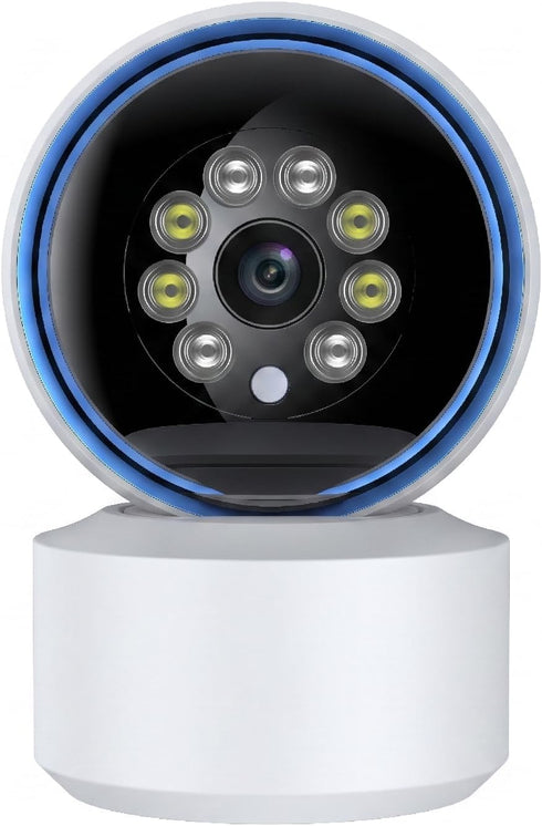 Rooxis 2K Indoor Security Camera Wireless 360 PTZ, WiFi Baby & Pet Monitor