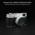 Haoge Lens Filter Adapter Ring for Fujifilm X100VI, fit 49mm UV CPL ND Filter Lens Cap