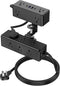 VILONG Dual Layer Desk Clamp Power Strip with 4 USB Ports(20W USB-C) &