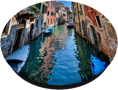 Venice Italy Canals Venetian Italian Italia Gondola Gift PopSockets PopGrip: Swappable Grip for Phones & Tablets