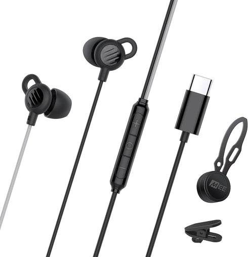 MEE audio SleepTones USB-C Wired Sleep Earbuds for Side Sleepers with Lightweight