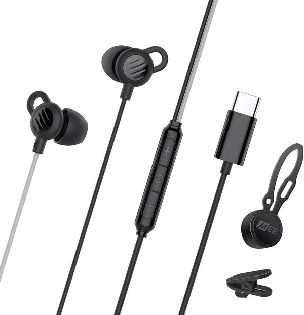 MEE audio SleepTones USB-C Wired Sleep Earbuds for Side Sleepers with Lightweight