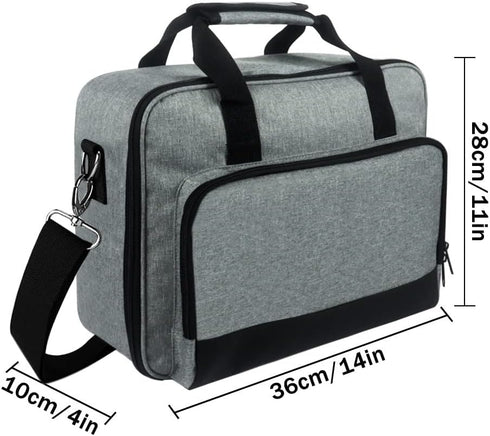 Projector Carrying Case with Accessories Pockets Projector Travel Bag Projector Storage Bag Projector Organizer Projector Carrier for Epson/BenQ/ViewSonic and Other Brand Projector