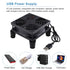 92mm 3 5V GDSTIME Small Router Fan Cooler with L/M/H Speed Controller, DC USB Powered Case Cooling Fans for Xbox Modem