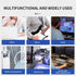 Upgraded USB Single Foot Pedal One Key Program Computer Keyboard with Five Custom Functions and Photoelectric Switch