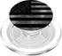PopSockets PopGrip for MagSafe, Grungy Grey Black American US Flag Vintage Patriotic Gift