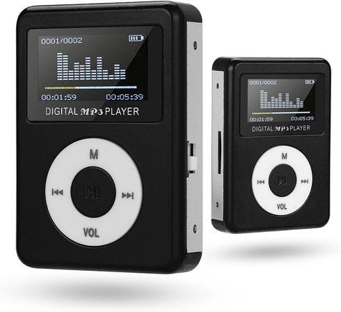 Generic Mp3 Mp3 32gb Commuting Portable Players with USB Cable, Mini Player with Memory SD Card, Digital Music Player