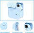 Rieibi Camera Case Compatible with Fuji Instax Mini 12, Carry Case for Fujifilm Instax Mini 12 Instant Camera - Pastel