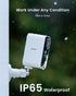 ieGeek Wireless Outdoor Security Cameras, 2K 3MP Battery Powered WiFi with Spotlight & Siren Alarm, 2-Way Audio, Color