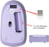 Wireless Keyboard and Mouse Combo, Full-Sized Wireless Keyboard and Adjustable DPI Mouse, 2.4GHz USB Receiver for PC,