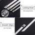 25 PCS Heavy Duty Zip Ties, 10 Inch Outdoor Cable Ties, 304 Stainless Steel for Home Improvement, Machinery, Vehicles