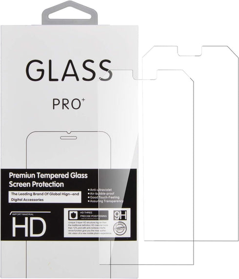 Nakedcellphone Tempered Glass Screen Protector for Verizon Kyocera DuraForce Ultra 5G UW (E7110) - Twin Pack