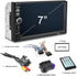 Nhopeew Double Din Car Stereo with Bluetooth, Backup Camera, 7 Inch Touch Screen Car Radio, Support AUX/USB/TF Card