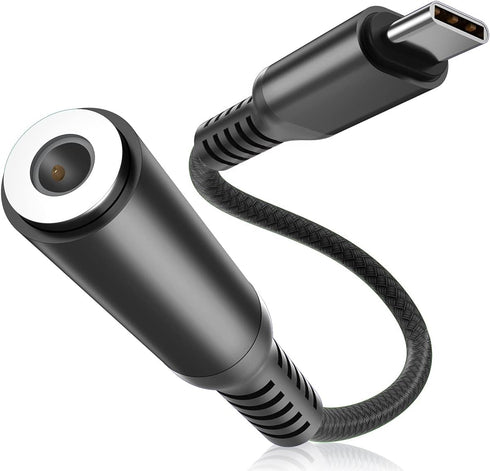 Elebase USB Type C to 3.5mm Adapter, 1/8 Inch Headphone Jack Audio Aux Converter for Samsung Galaxy Z Fold Flip, iPhone