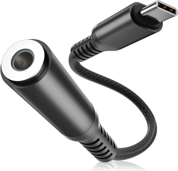 Elebase USB Type C to 3.5mm Adapter, 1/8 Inch Headphone Jack Audio Aux Converter for Samsung Galaxy Z Fold Flip, iPhone