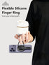 Jishane 17/16/15/14/13/12 Magnetic Phone Grip with Silicone Finger Ring, Phone Ring Holder Stand, Magnetic Grip