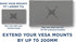 200x200 mm 300x300 400x400 mm 32 Inch 55 Inch Mount-It! VESA Mount Adapter Kit | TV Wall Mount Bracket Adapter Converts
