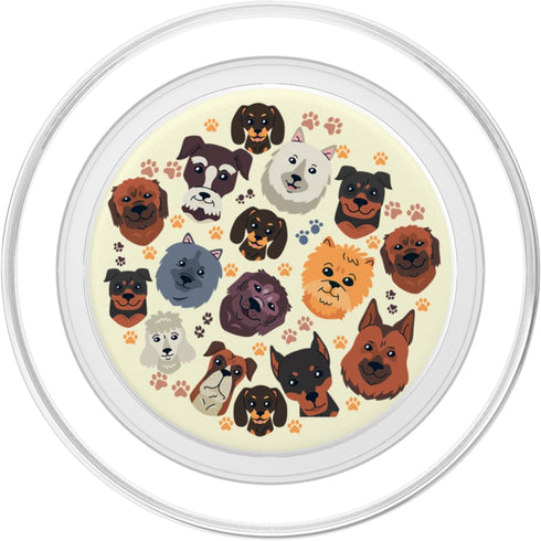 Animal Lover Dog Lover Pet Owner Paw Prints Cute Animal Dog PopSockets PopGrip for MagSafe