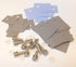 Easycargo 10 Packs TO-220 Heatsink Insulator/Mounting Kit (Screw+Washer+Bushing+Insulator) for TO-3P TO-247 TO-220 Heat