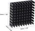 uxcell 10x35x35mm Black Aluminum Heatsink Thermal Adhesive Pad Cooler for 3D Printers (6 Pcs)