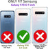 Samsung Galaxy S10 Case | Military Grade Shockproof with Kickstand and Built-in Magnetic Car Mount (Red)