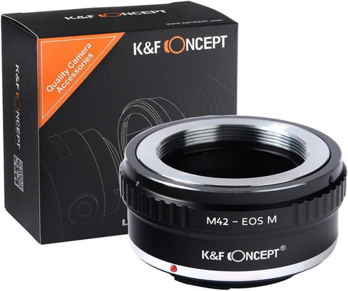 K&F Concept Lens Mount Adapter for M42 42MM Screw Mount Lens to Camera Mount Adapter