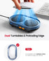 Vaydeer Dual Turntable Mouse Mover, Turbo 3 Mouse Jiggler with Adjustable Intervals, Undetectable & Noiseless