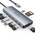 USB C Hub, Acodot 9 in 1 USB C to 4K@60HZ HDMI Multiport Adapter, 3 USB 3.0 Ports, SD/TF Card Reader, 100W PD, Designed