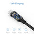 SOOPII 100W 10ft USB C to USB C Cable Fast Charge, Nylon Braided Cable with LED Display for iPhone 15/15 Pro/15 Plus/15