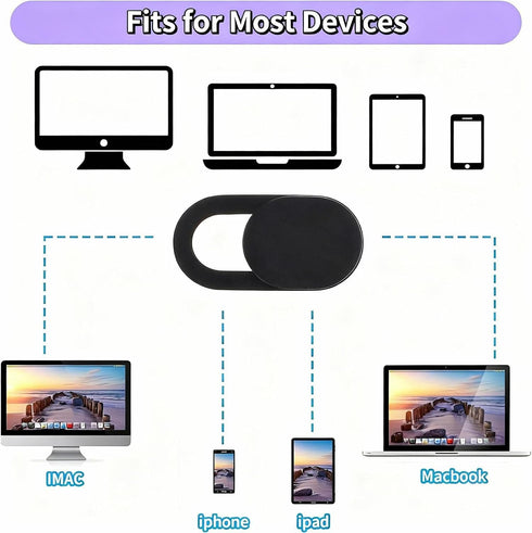 Ksheria 10Pcs Webcam Cover Slide, Thin Web Camera Covers, Laptop Camera Cover Slide, Computer Camera Cover, Camera