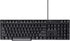 Monoprice USB Keyboard - Spill Resistant Membrane, Comfortable Standard Layout, Black - Workstream Collection