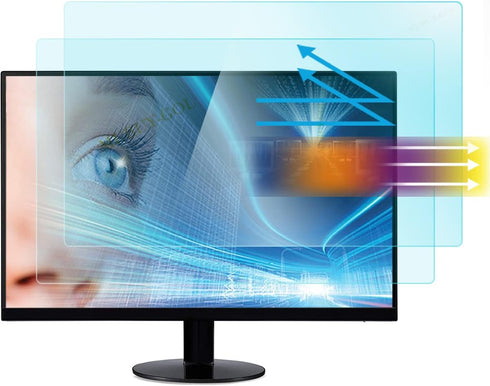 Blue Light Screen Protector 20 inch Monitor (2 Pack) Desktop Monitor 16:9