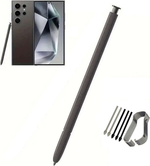Stylus Pen Replacement for Samsung Galaxy S24 Ultra S Pen, with Bluetooth, Titanium Black