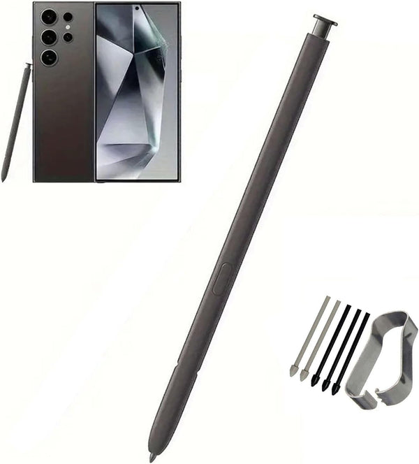 Stylus Pen Replacement for Samsung Galaxy S24 Ultra S Pen, with Bluetooth, Titanium Black