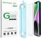 amFilm OneTouch Screen Protector for iPhone 14 Plus & 13 Pro Max 6.7" (2022/2021) - Full Coverage, Easy Install, 2 Pack.