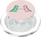 PopSockets PopGrip for MagSafe Funny And Cute Dinosaur T Rex Green Dino And Pink For Girls