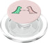 PopSockets PopGrip for MagSafe Funny And Cute Dinosaur T Rex Green Dino And Pink For Girls